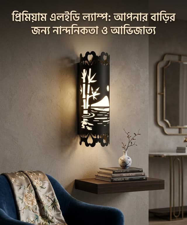 মেটাল প্রিমিয়াম ন্যাচার ওয়াল ল্যাম্প